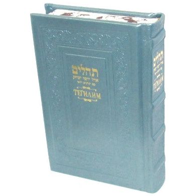 Luxury Gift Edition Tehillim Psalms Ohel Yosef Yitzchok Compact Size Hebrew Russian Leather Bound