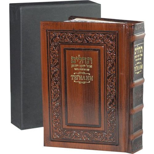 Luxury Gift Edition Tehillim Psalms Ohel Yosef Yitzchok Compact Size Hebrew Russian Leather Bound