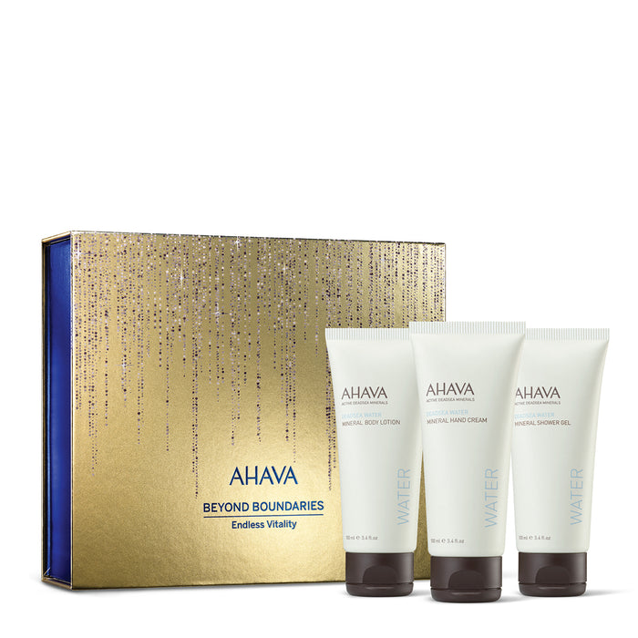 AHAVA Endless Vitality Gift Set Trio Hand Cream Shower & Body Lotions