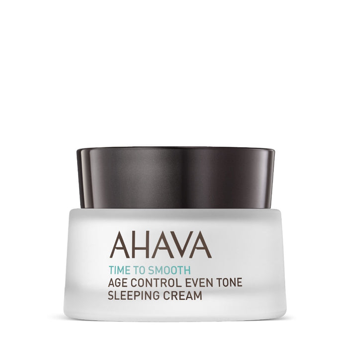 AHAVA AGE CONTROL EVEN TONE SLEEPING CREAM With Active Deadsea Minerals 50ml - NEW