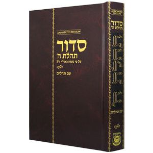 Chabad Siddur Annotated Hebrew with English Instructions Standard Edition