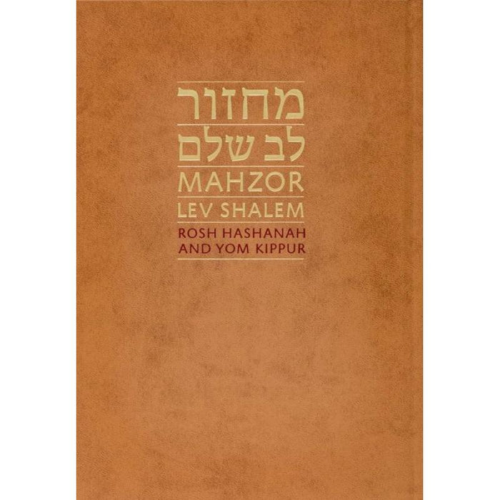 Mahzor Lev Shalem: Rosh Hashanah and Yom Kippur Large Print Edition