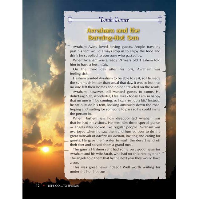 Let's Go to the Sun and the Moon A guided tour of Hashem's universe By Rabbi Nachman Zakon