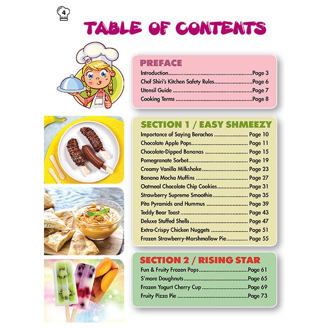 Kids Cooking With Chef Shiri Easy Recipes, Fun Facts, Torah Tidbits and More!