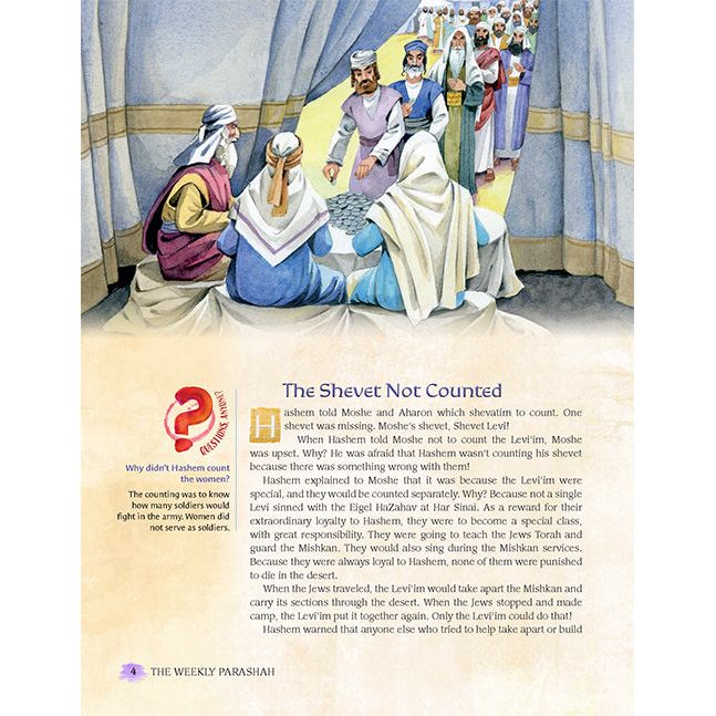 The Weekly Parashah Sefer Bamidbar An illustrated retelling with Midrash