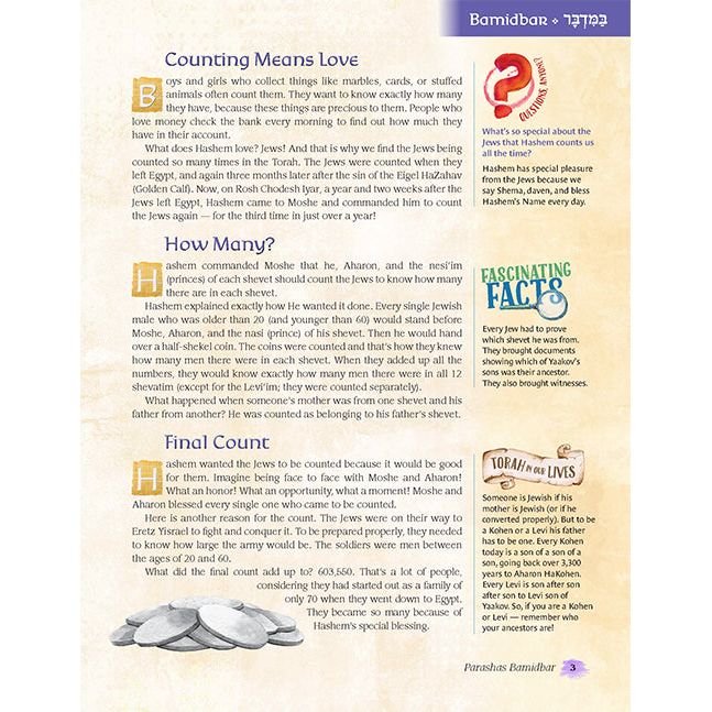 The Weekly Parashah Sefer Bamidbar An illustrated retelling with Midrash