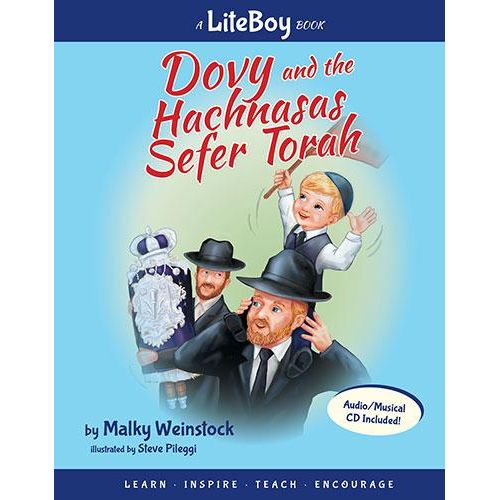 A Lite Boy 4 Children's book & CD:Dovy and the Hachnasas Sefer Torah By Malky Weinstock