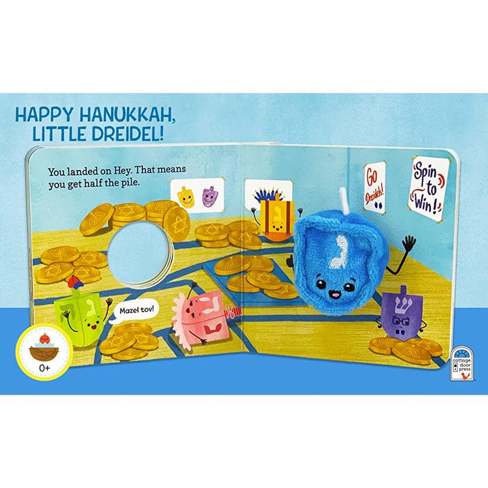 Happy Hanukkah, Little Dreidel Finger Puppet Board Book