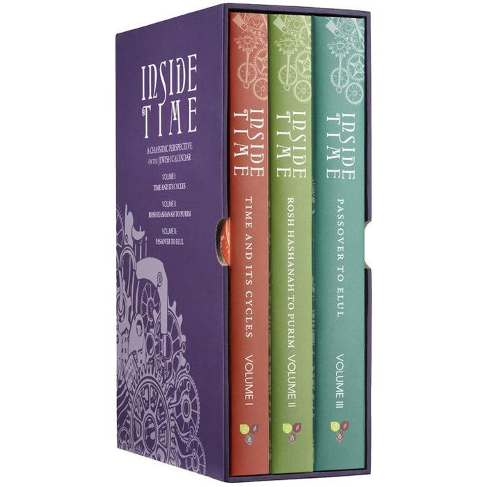 Inside Time: A Chassidic Perspective on the Jewish Calendar Set of 3 Volumes By Yanki Tauber