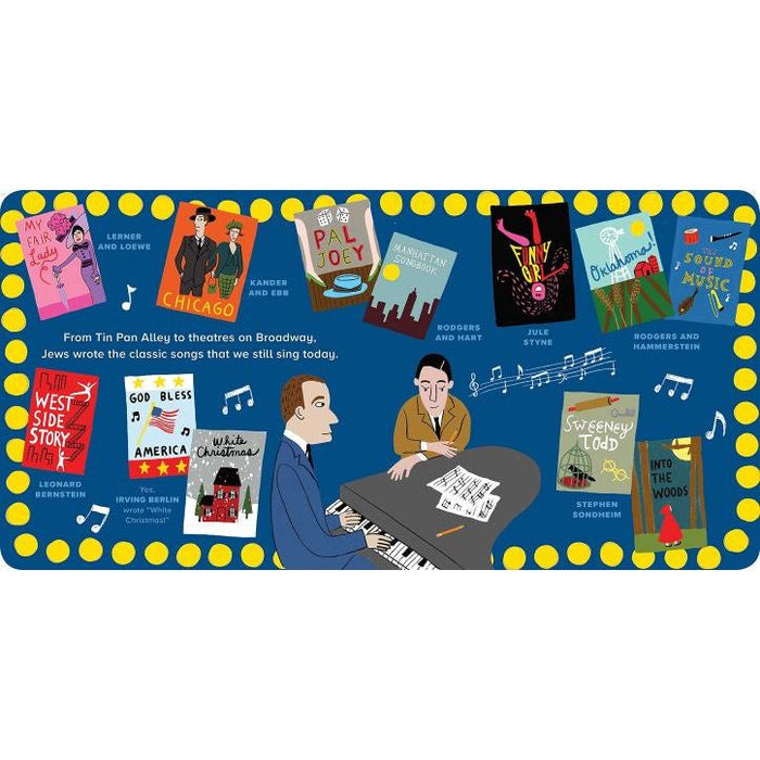 My First Book of Famous Jews A Children's Board by Julie Merberg & Julie Wilson Baby- 3 years old