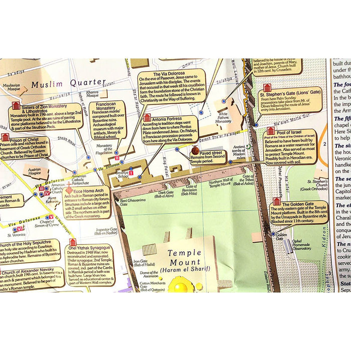 A Carta Jerusalem Map of Biblical Archaeology