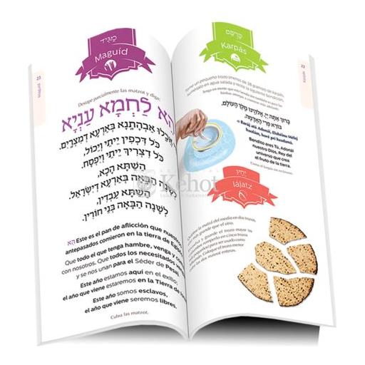 Hagadá de Pesaj Ilustrada con Comentarios Hebreo Español Edición Weiss Spanish Passover Haggadah