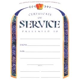 Certificate of Service