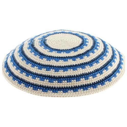 Special Knit Crochet Kippah Yarmulke 6"