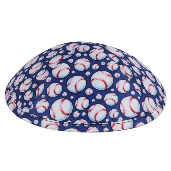 Baseball Designer Cotton Kippah 6"