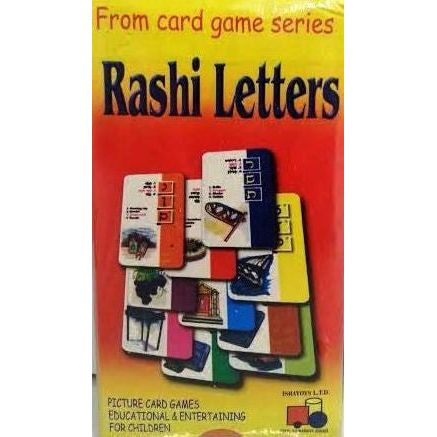 Jewish Card Game Series: Card Game Rashi Letters Hebrew Vocabulary