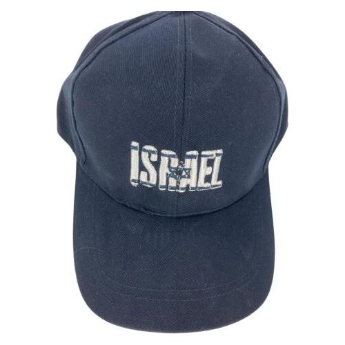 Black Cap Embroidered ISRAEL Magen David