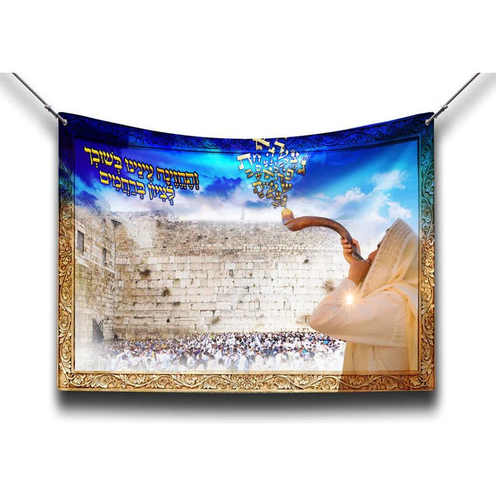 Vinyl Sukkah Art THE WESTERN WALL POSTER 20x28"