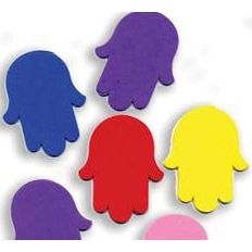 Colorful Hamsa Foam Shapes Set of 90 Great for Classroom Projects