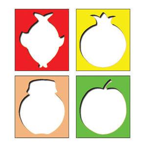 Tishrei Holidays: Rosh Hashanah Stencil Set of 4