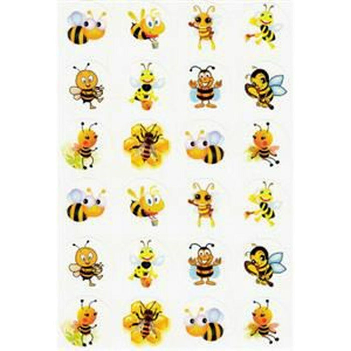 Smiling Bees Rosh Hashana Jewish Stickers Set of 200 Great for a Classroom projects