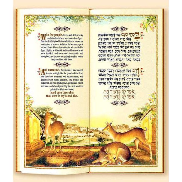 The Spring Passover Haggadah Hebrew English By Matan Arts