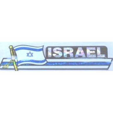 Israeli Flag Car Bumper JEWISH Sticker