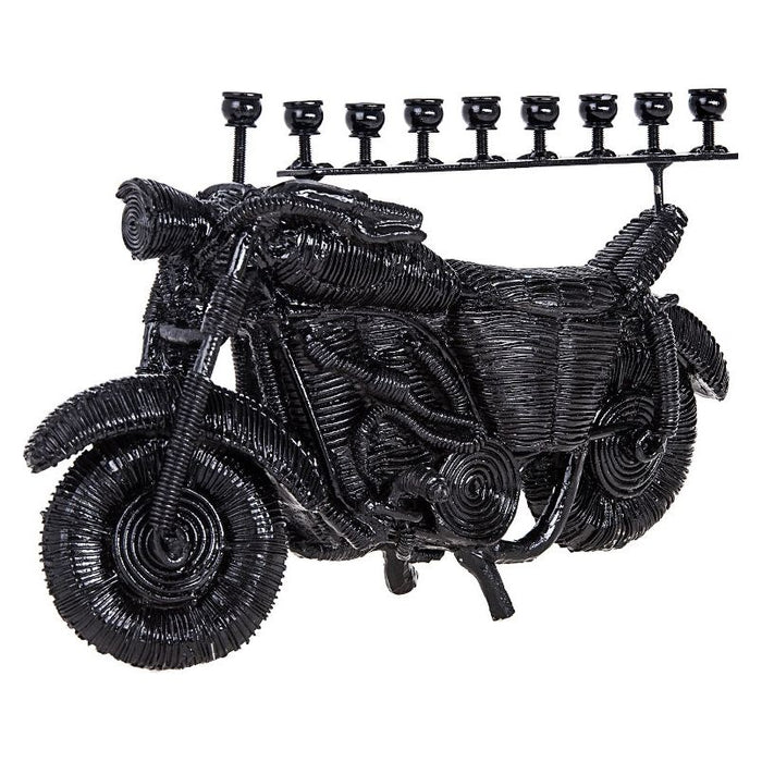 Chanukah Menorah "Motorcycle" Great gift for Bar Mitzvah!