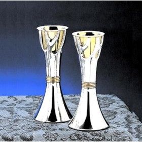 Etz Chaim / Tree of Life Shabbat Candlesticks from ROSENTHAL COLLECTION - Small