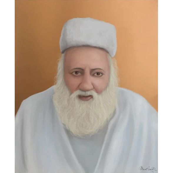 Canvas Painting Portrait Rabbi Yehuda Ptaya  3 sizes available