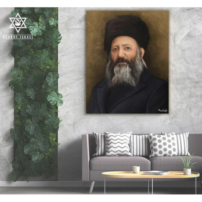 Canvas Painting Portrait Rabbi Abraham Isaac Kook 3 sizes available