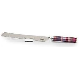 Emanuel Multicolor Rings Anodized Aluminum Challah Knife in 5 colors