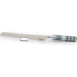 Emanuel Multicolor Rings Anodized Aluminum Challah Knife in 5 colors