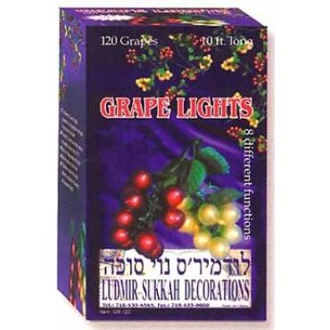 Grape Lights - Electric Sukkah Decoration 9 feet long