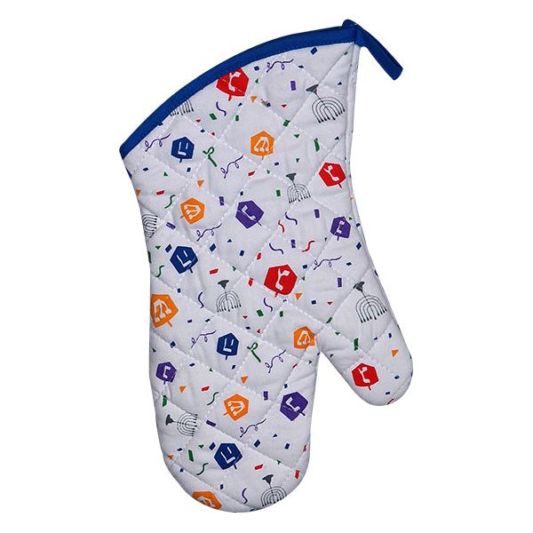 Chanukah Oven Mitt Menorahs and Dreidels Hostess Gift