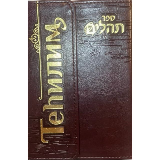 Gift Edition Tehillim / Psalms Transliterated Hebrew Russian Pocket Size Magnetic Flap