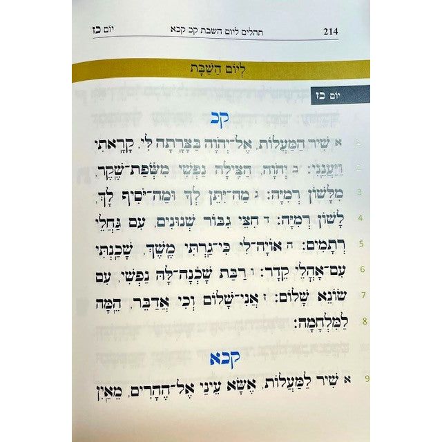 Tehillim Mealef Ad Tav Talmidim Chabad For Children and for Jewish Schools