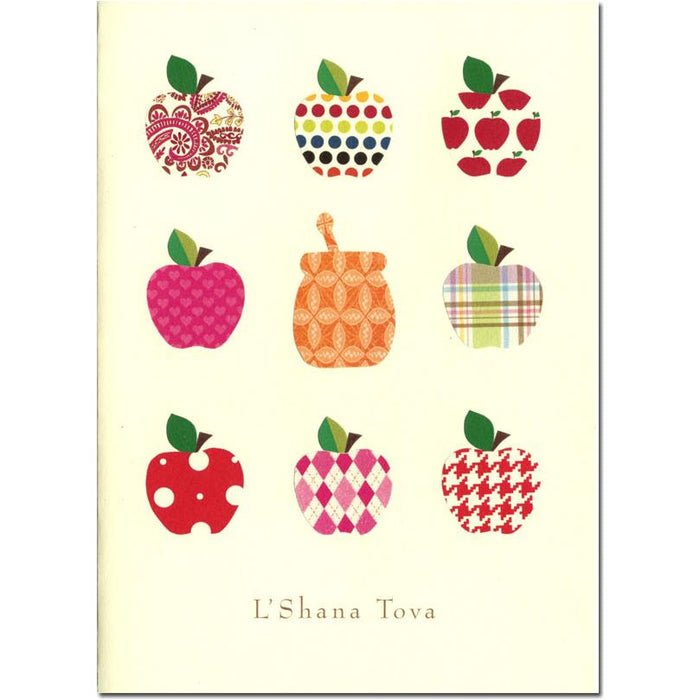 Papercut Apples And Honey Jewish New Year Shana Tova Cards Set of 10