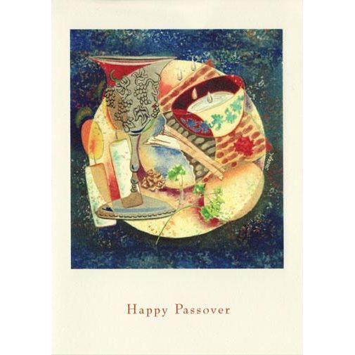 Artistic Passover Jewish Greeting Card  By Judith Joseph Box of 10 Cards