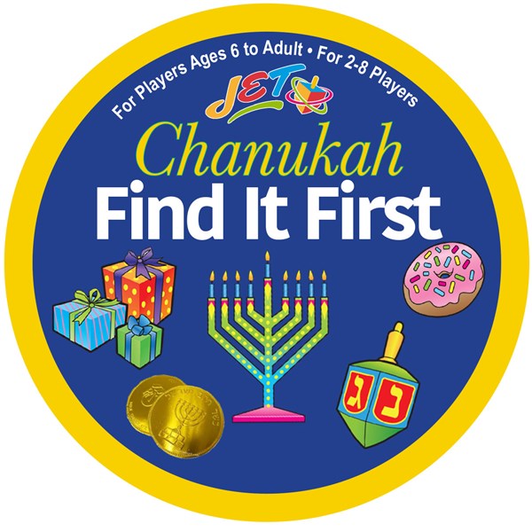 Chanukah Find it First Educational Card Game For Players Ages 6 to Adult