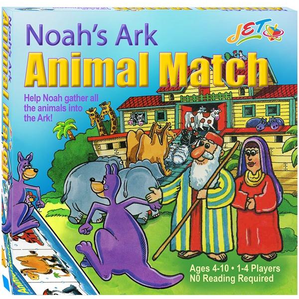 Noah's Ark Animal Jewish Match Game Ages 4-10 1-4 Players