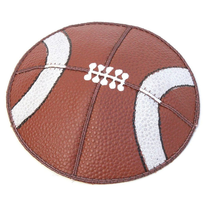 Football Leather Kippah Yarmulke