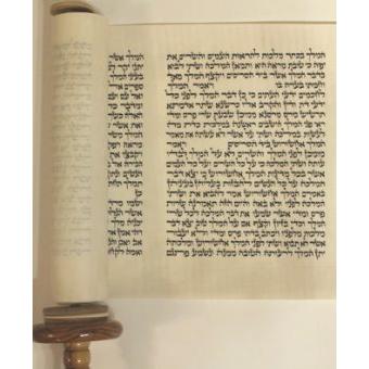 SOLD OUT  10 3/4" Megillat Esther Scroll Ashkenaz Beit Yosef Script Kosher Parchment on Wooden Etz C