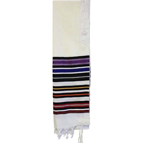 13 Colors Tallit Bnei Ohr Talis with Bag 100% Wool 3 sizes available Made in Israel