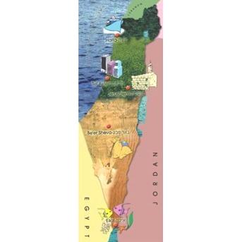 Map of Israel Poster