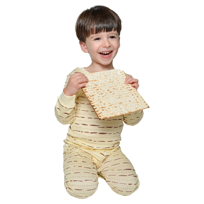 Fancy Kids Matza Passover Pajamas 100% Cotton 2 piece set