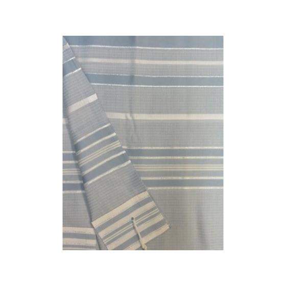Light blue and Silver Sapir Wool Tallit Prayer Shawl Size 60