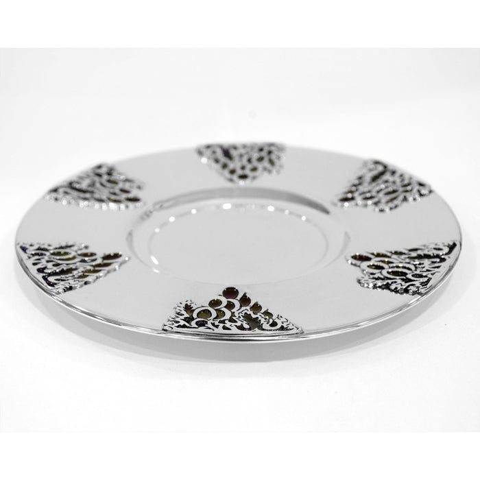 925 Sterling Silver Baruch Kiddush Set Grapes Design  By Nadav