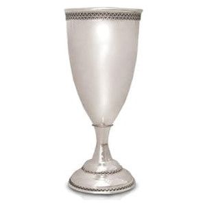 925 Sterling Silver Filigree Kiddush Goblet / Cup 6 1/3" Hand Made in Israel by NADAV