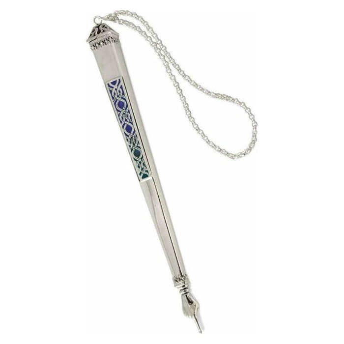 Enameled 925 Sterling Silver Torah Pointer "Geula" by Nadav Arts Made in Israel 10% off